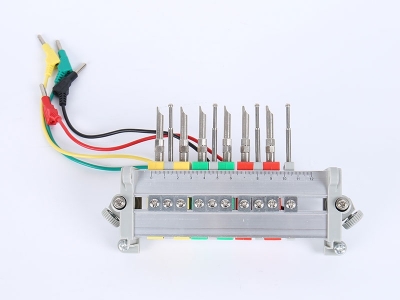 HH2018A三相鋁合金背出線(xiàn)表座帶電壓端子（6滑塊,165孔距，M8螺桿）